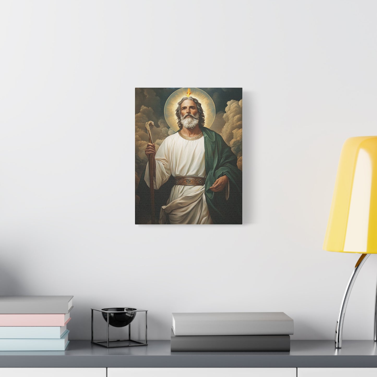 St. Jude Thaddeus Catholic Canvas Wall Art, Christian Decor