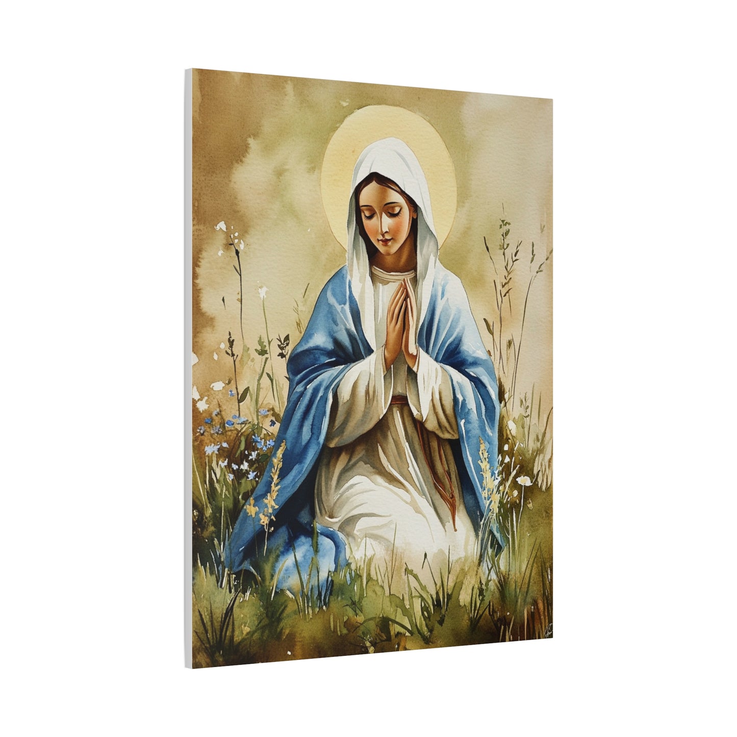 Ready to Hang - Our Lady The Most Holy Mary Catholic Canvas Wall Art, Christian Decor