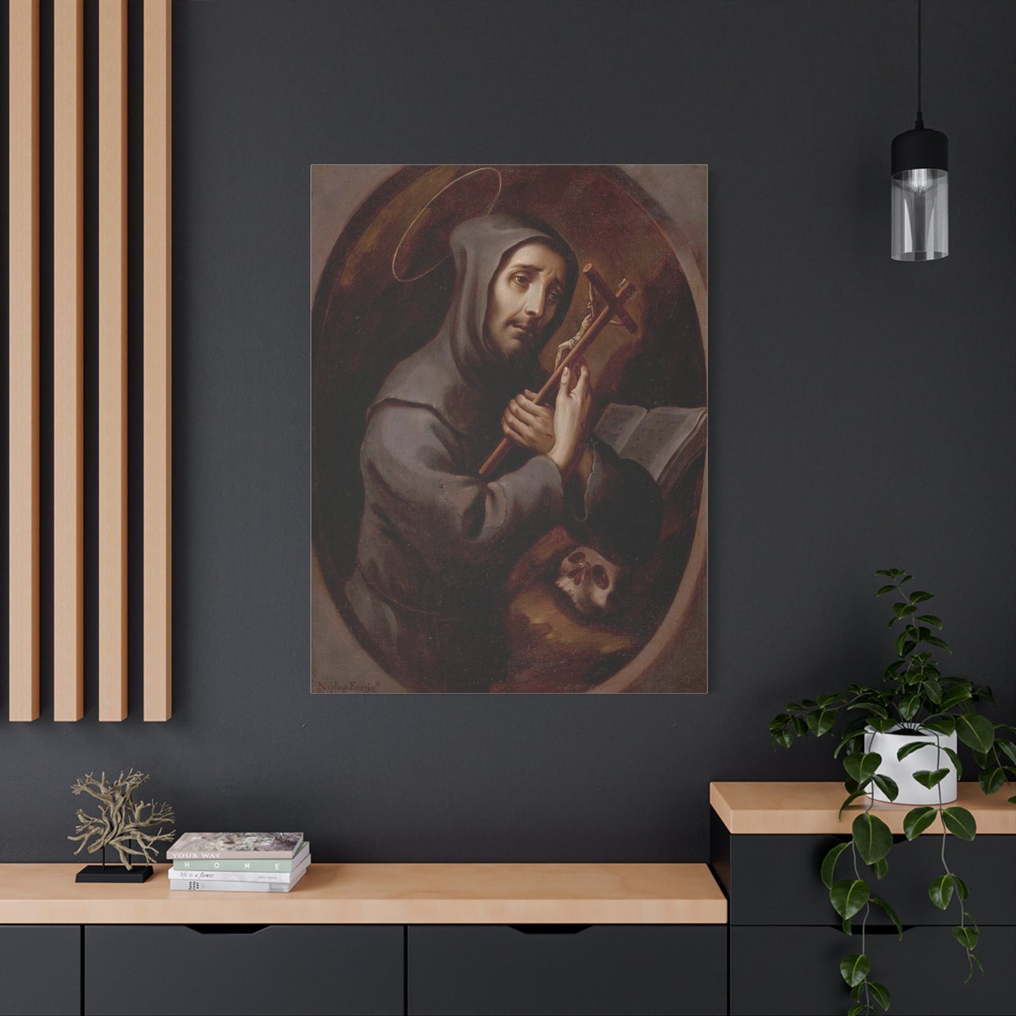 St Francis Catholic HQ Print on Canvas Ready To Hang - Virgin Mary Canvas