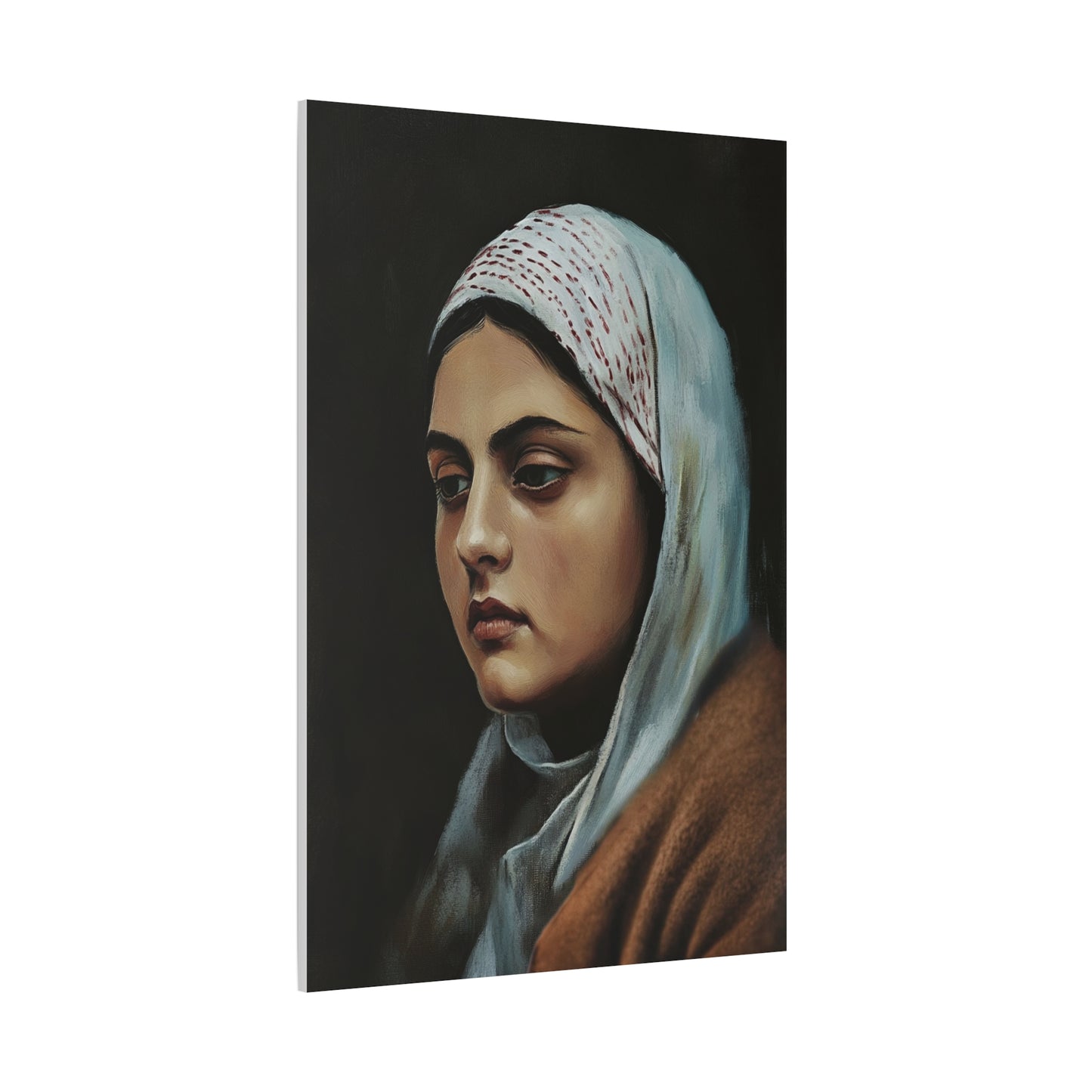 St Bernadette Soubirous of Lourdes Canvas Print, Catholic Decor Wall, Gift Religious Christian