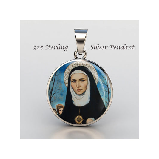 Saint Alice Alicja Kotowska Religious Devotional sterling silver 925 Christian Medal Patron