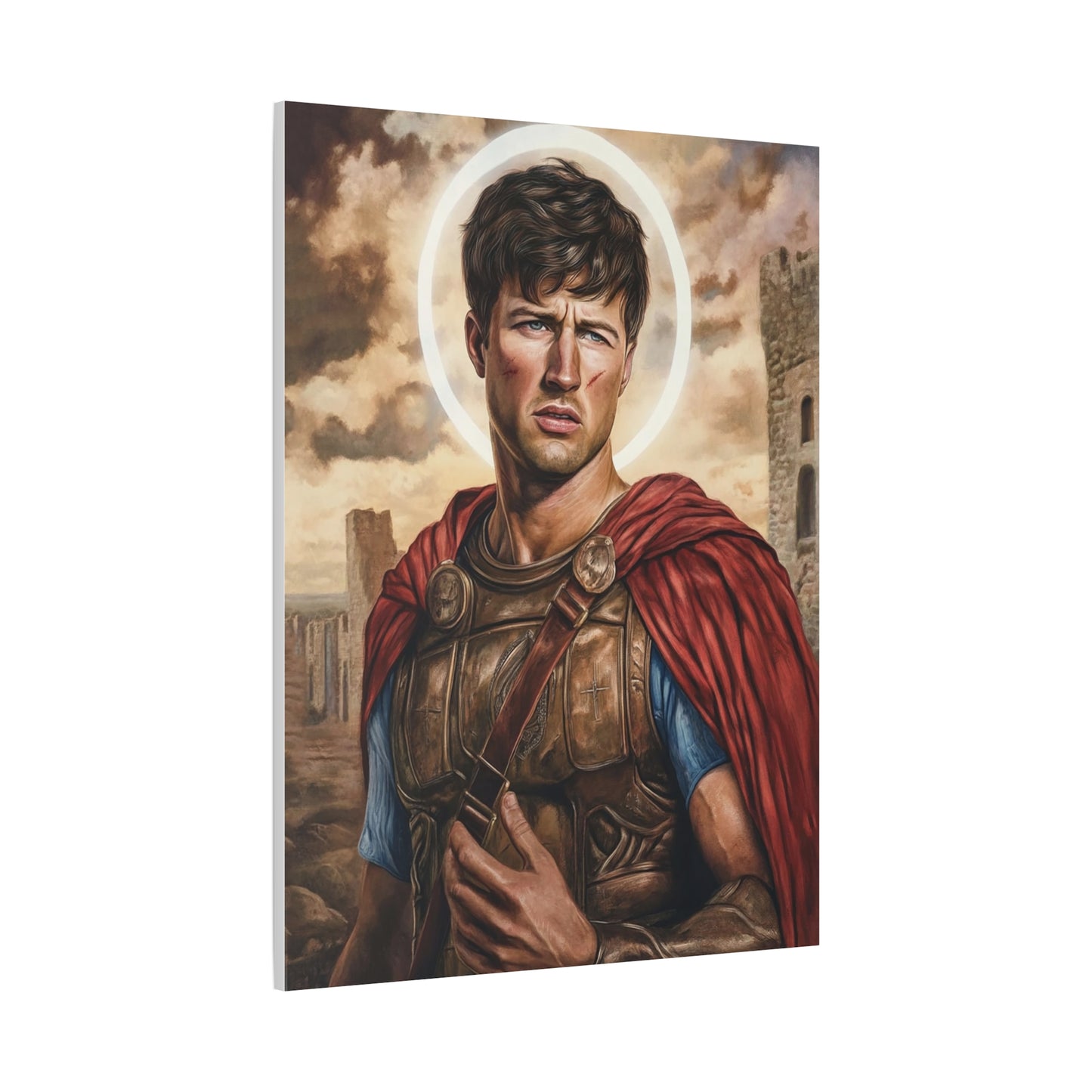 St. Expedite Catholic Canvas Wall Art, Christian Decor