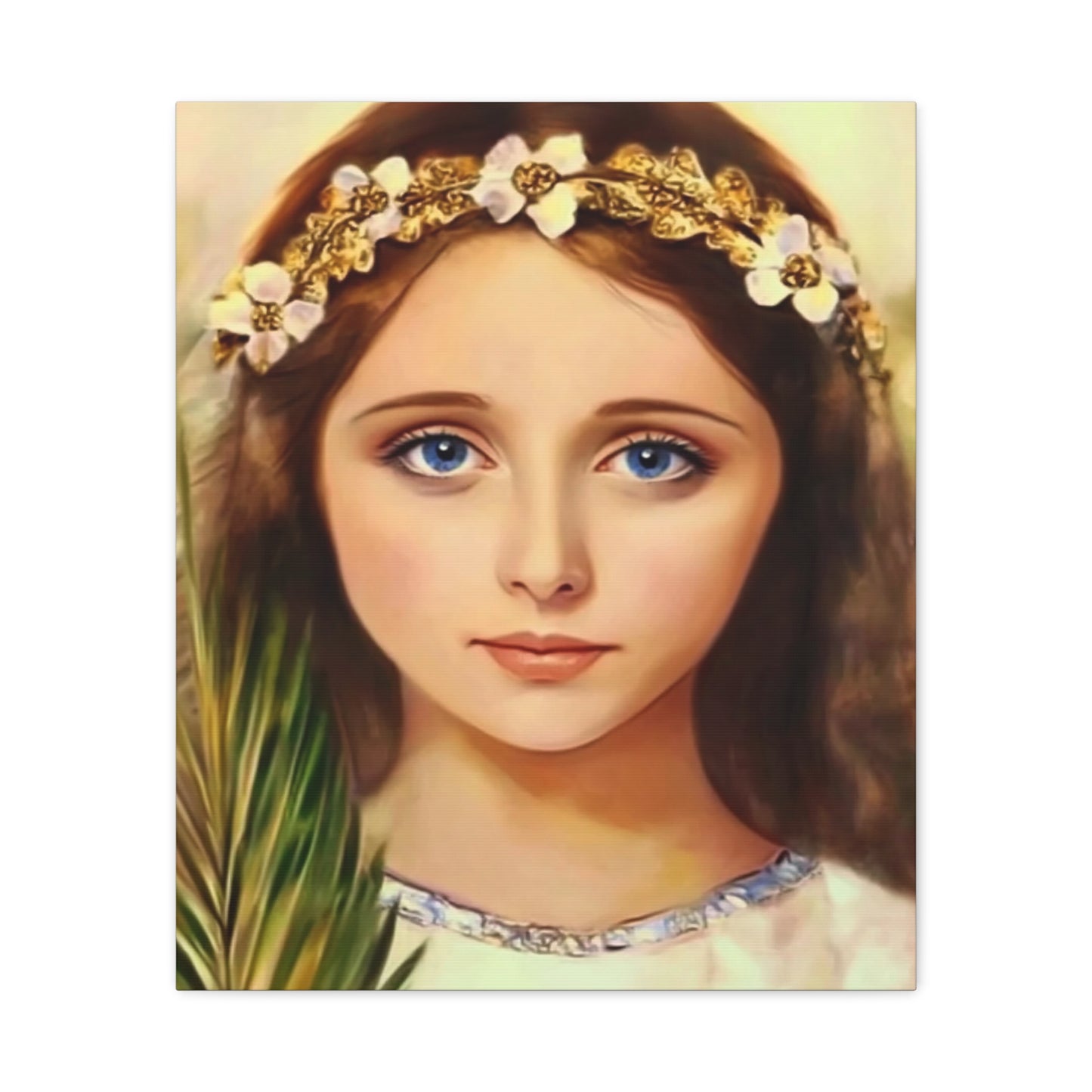 Ready To Hang - St. Philomena Catholic Canvas Wall Art, Christian Decor