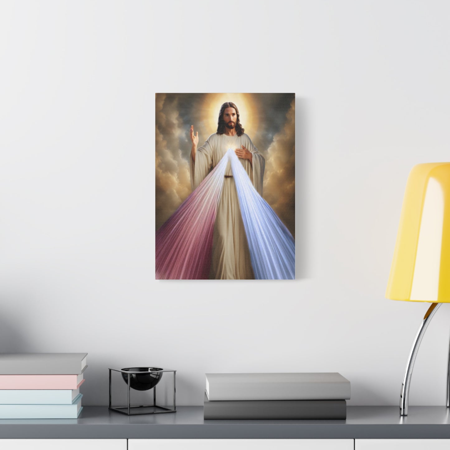 Jesus Divine Mercy Catholic Canvas Wall Art, Christian Decor