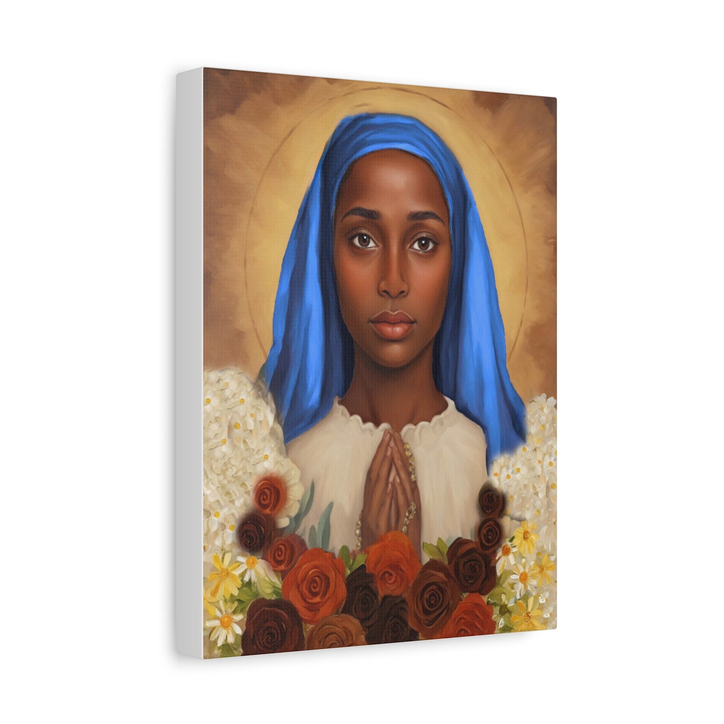 Our Lady of Kibeho Catholic Canvas Wall Art, Christian Decor