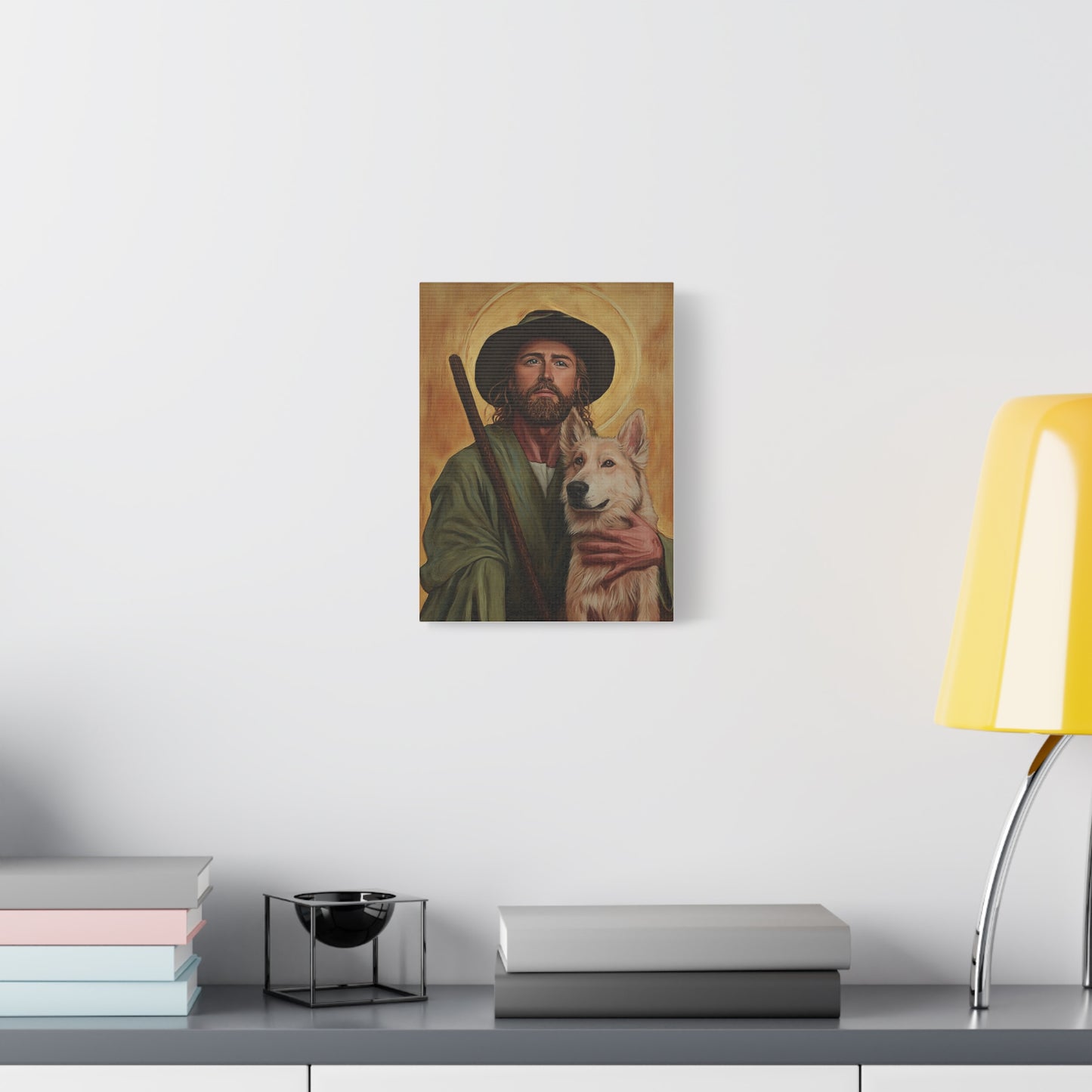 Ready To Hang - St. Roch Catholic Canvas Wall Art, Christian Decor