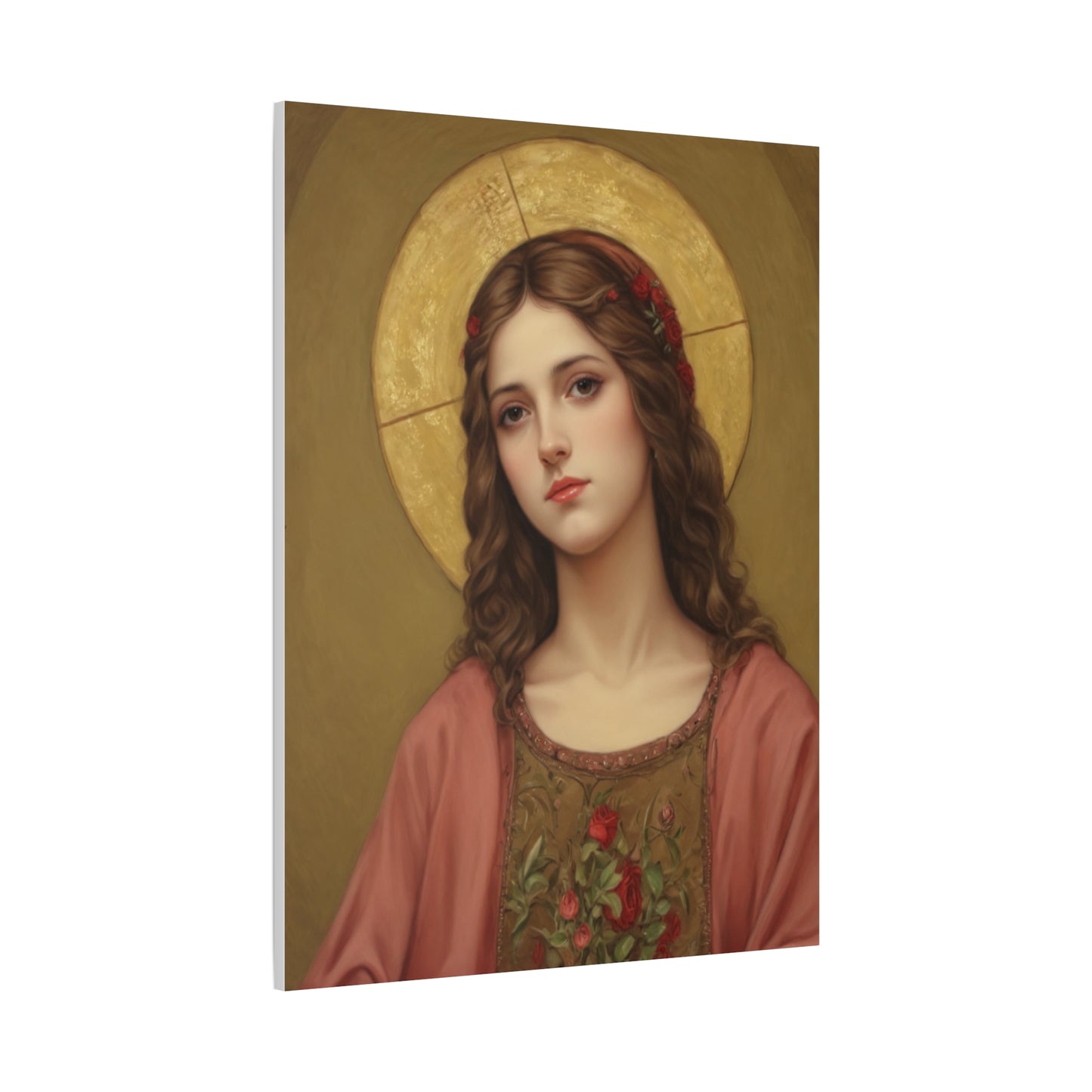 St. Eulalia of Merida Catholic Canvas Wall Art, Christian Decor