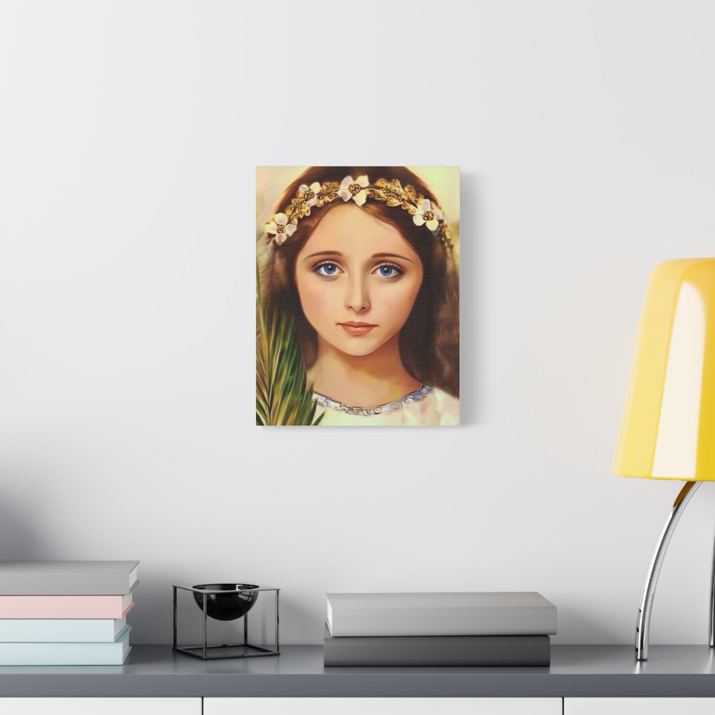 Ready To Hang - St. Philomena Catholic Canvas Wall Art, Christian Decor
