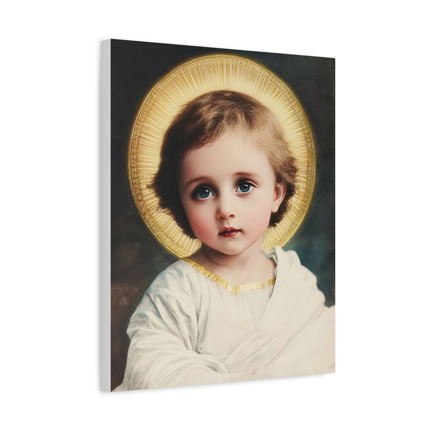 Jesus Child Catholic Canvas Wall Art, Christian Decor