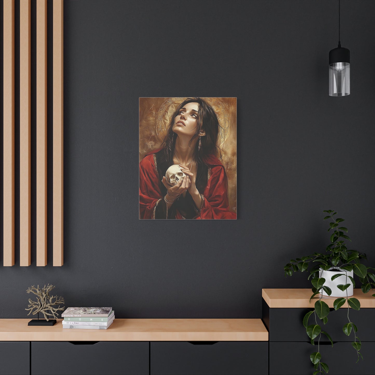 St. Mary Magdalene Catholic Canvas Wall Art, Christian Decor