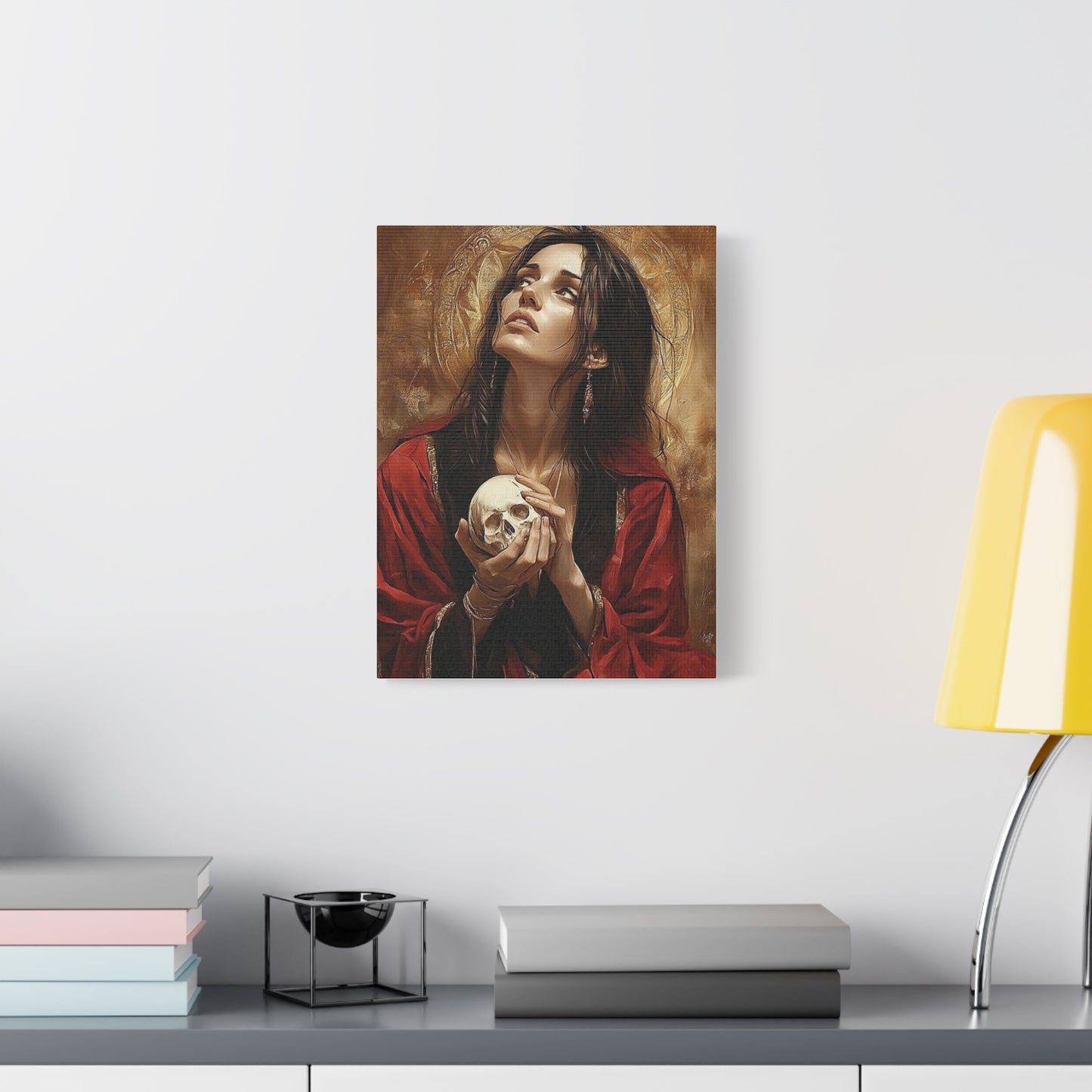 St. Mary Magdalene Catholic Canvas Wall Art, Christian Decor