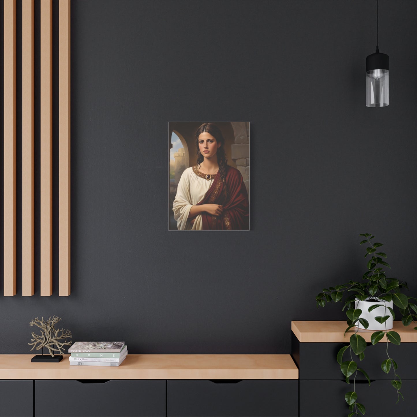 Ready To Hang - St. Quiteria Catholic Canvas Wall Art, Christian Decor