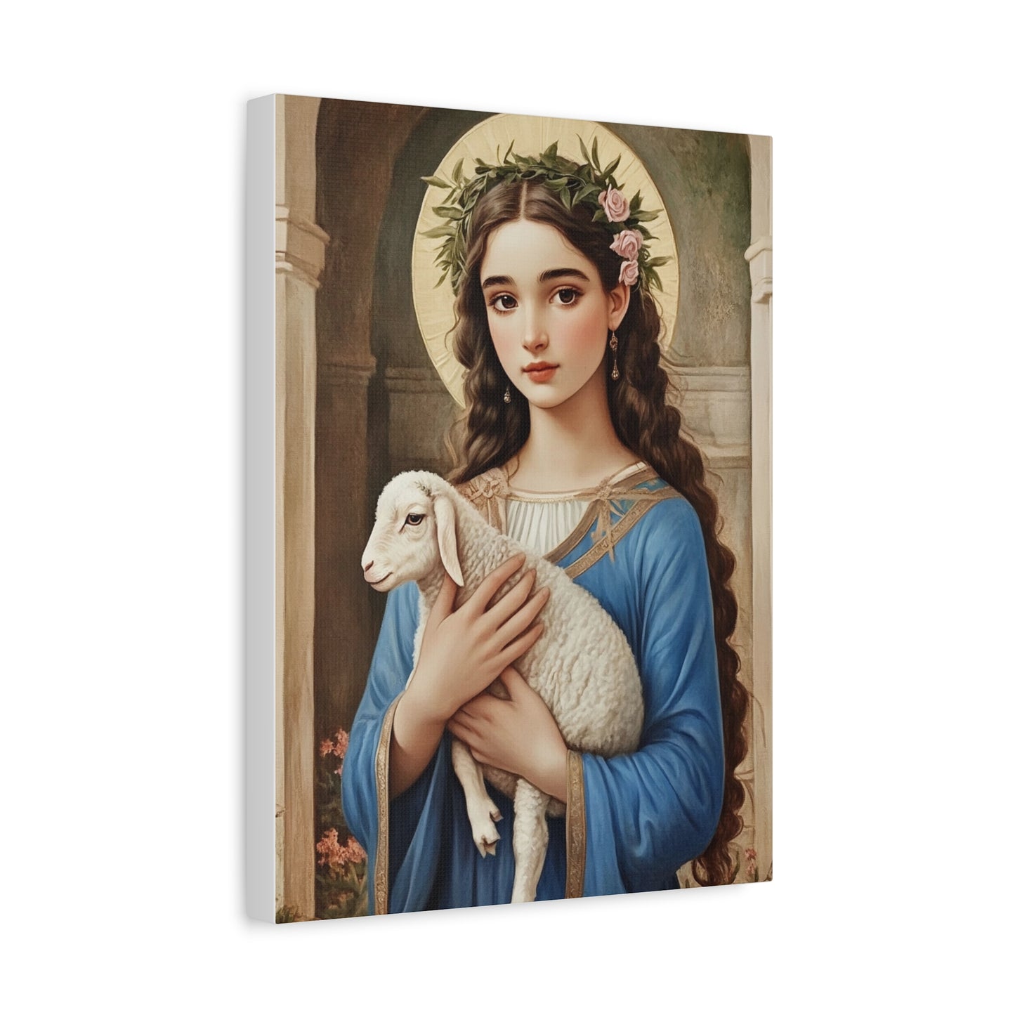 Agnes of RomeCanvas Wall Art, Christian Decor