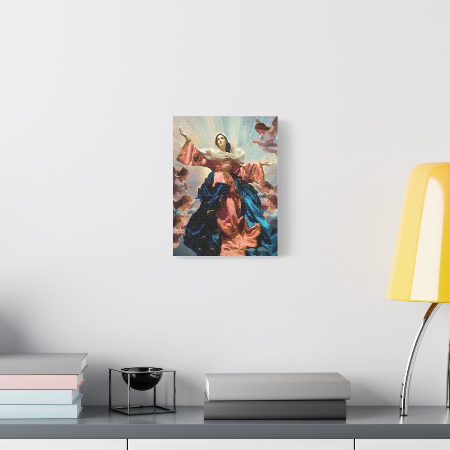 Our Lady Mary Assumption Canvas Print, Catholic Decor Wall, Gift Religious Christian