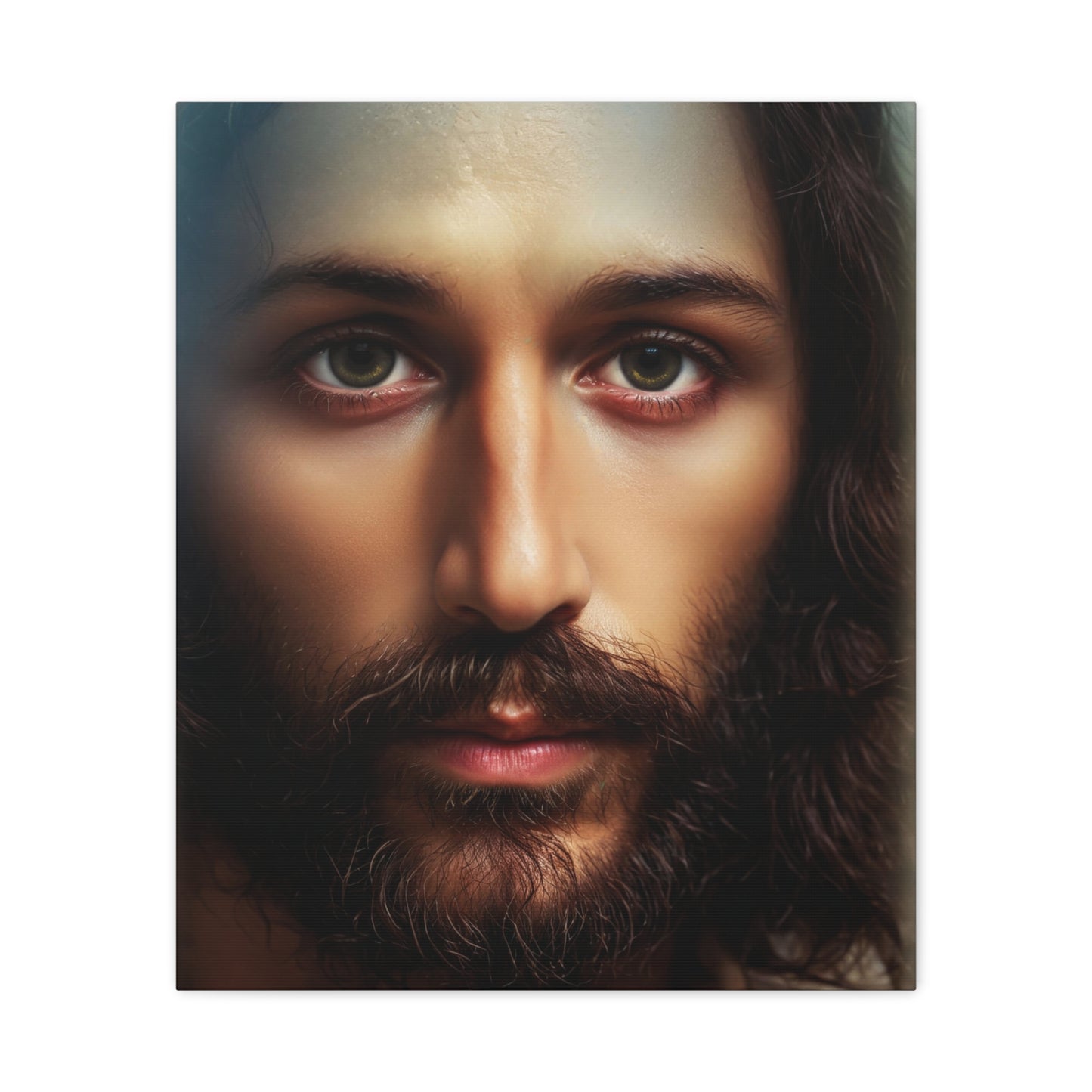Jesus Christ Holy Face Catholic Canvas Wall Art, Christian Decor