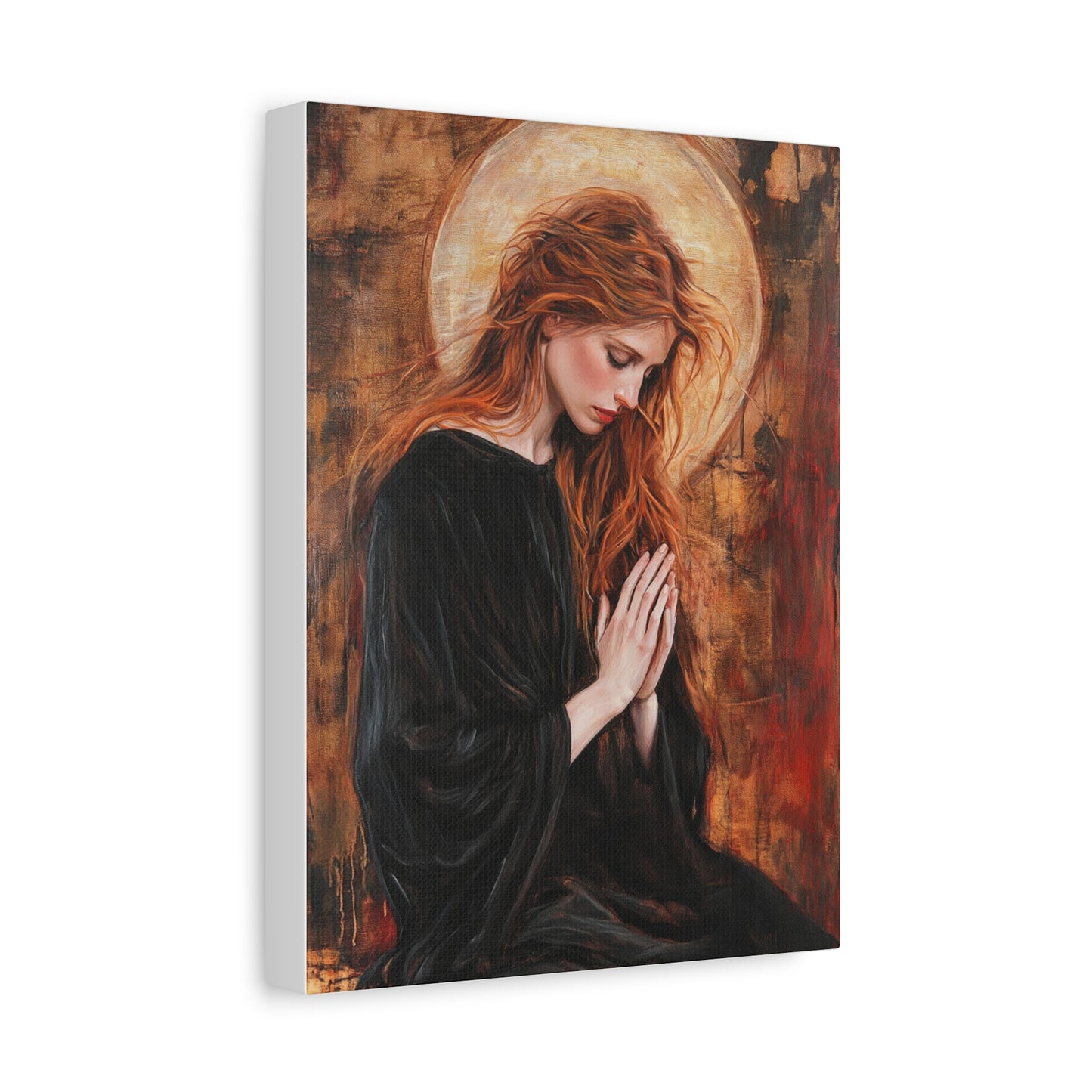 St. Mary Magdalene Catholic Canvas Wall Art, Christian Decor
