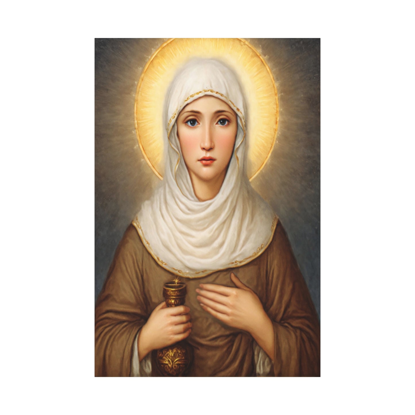 St. Joanna the Myrrhbearer Religious Canvas Wall Art, Christian Decor