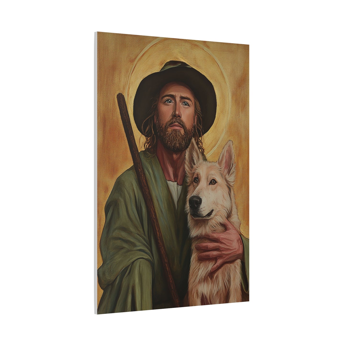 Ready To Hang - St. Roch Catholic Canvas Wall Art, Christian Decor