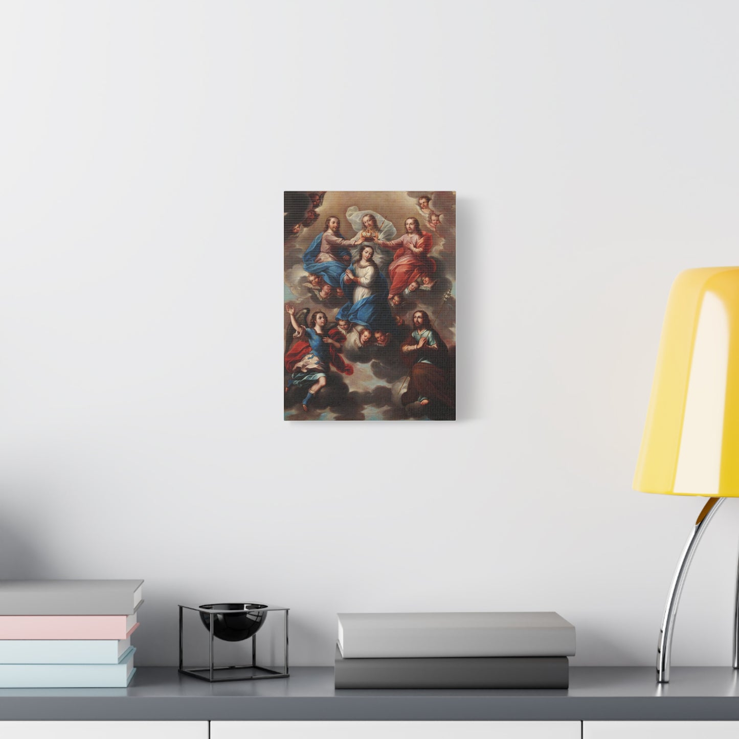 The Crowning of the Virgin Catholic HQ Print on Canvas Ready To Hang - Virgin Mary Canvas