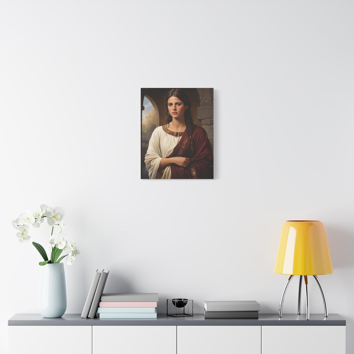 Ready To Hang - St. Quiteria Catholic Canvas Wall Art, Christian Decor