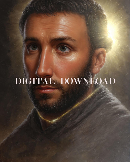 Saint Peter Canisius Religious Catholic Print Art Digital Image image 0