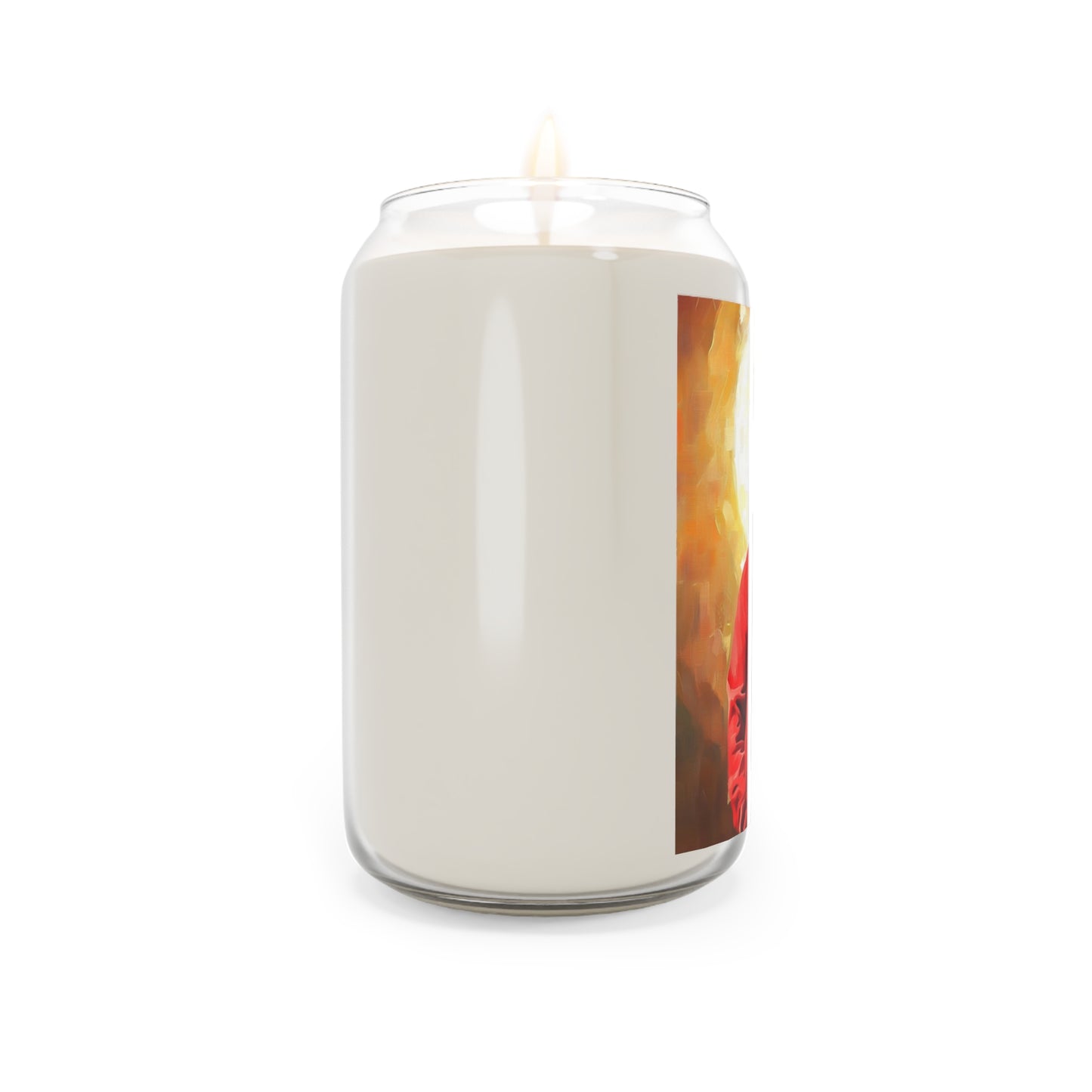 Blessed Carlo Acutis Catholic Serenity Scented Candle, 13.75oz | Relaxation Gift, Home Decor, Calm Atmosphere, Religious Decor