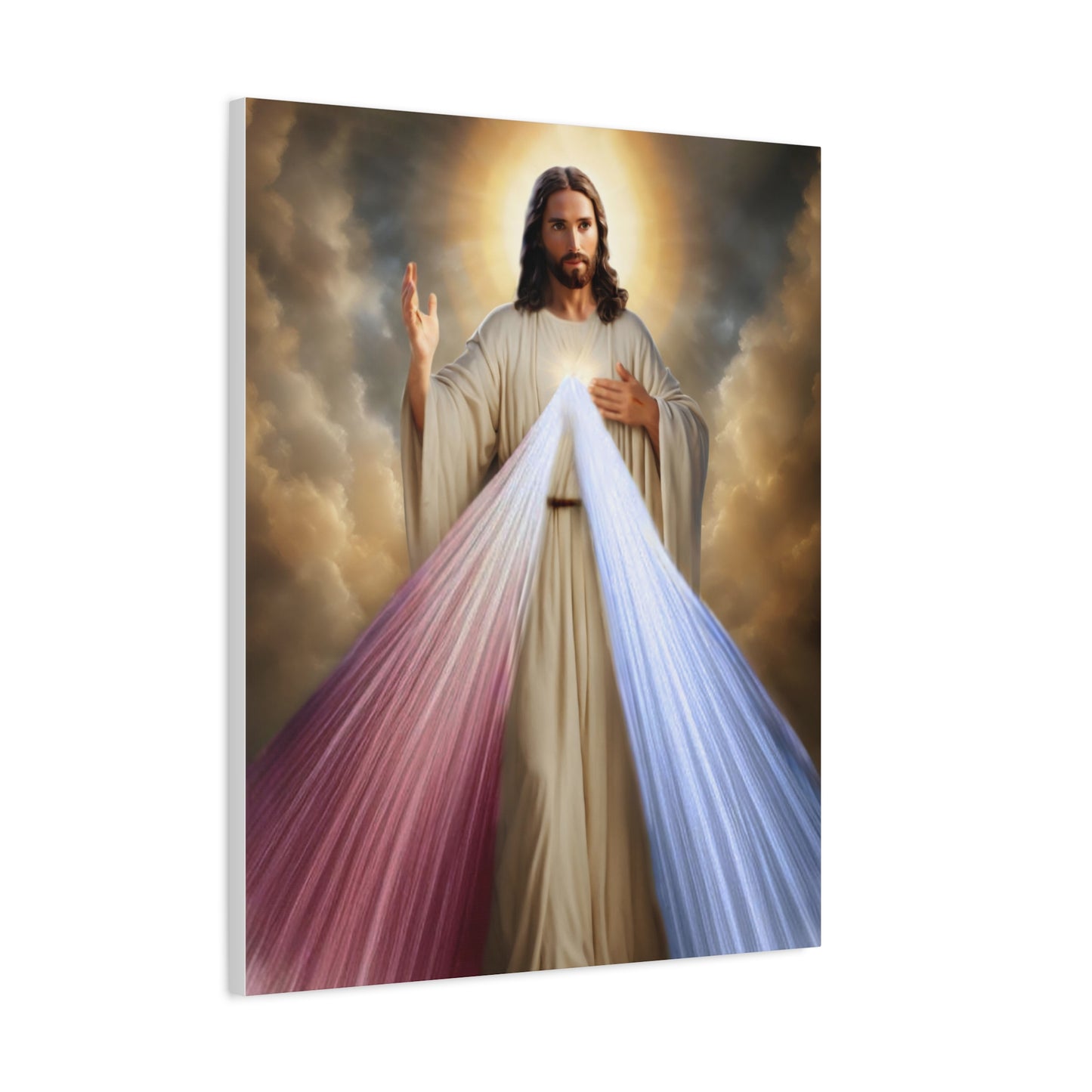 Jesus Divine Mercy Catholic Canvas Wall Art, Christian Decor