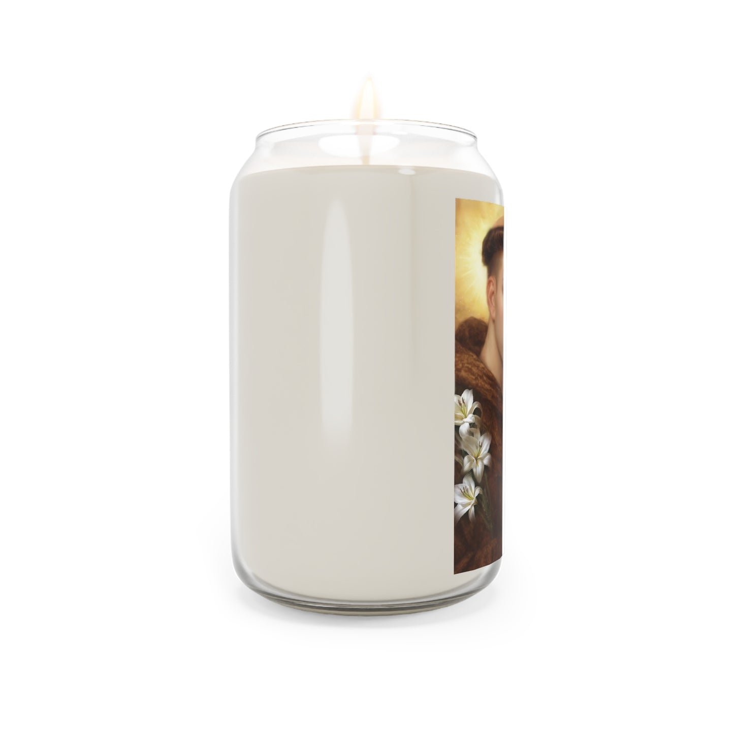 St. Anthony with Jesus Catholic Serenity Scented Candle, 13.75oz | Relaxation Gift, Home Decor, Calm Atmosphere, Religious Decor