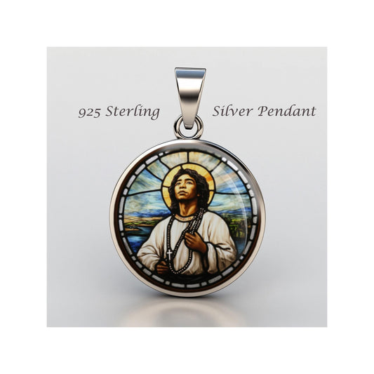 Saint Lorenzo Ruiz Saint Lorenzo Of Manila Religious Devotional sterling silver 925  Medal
