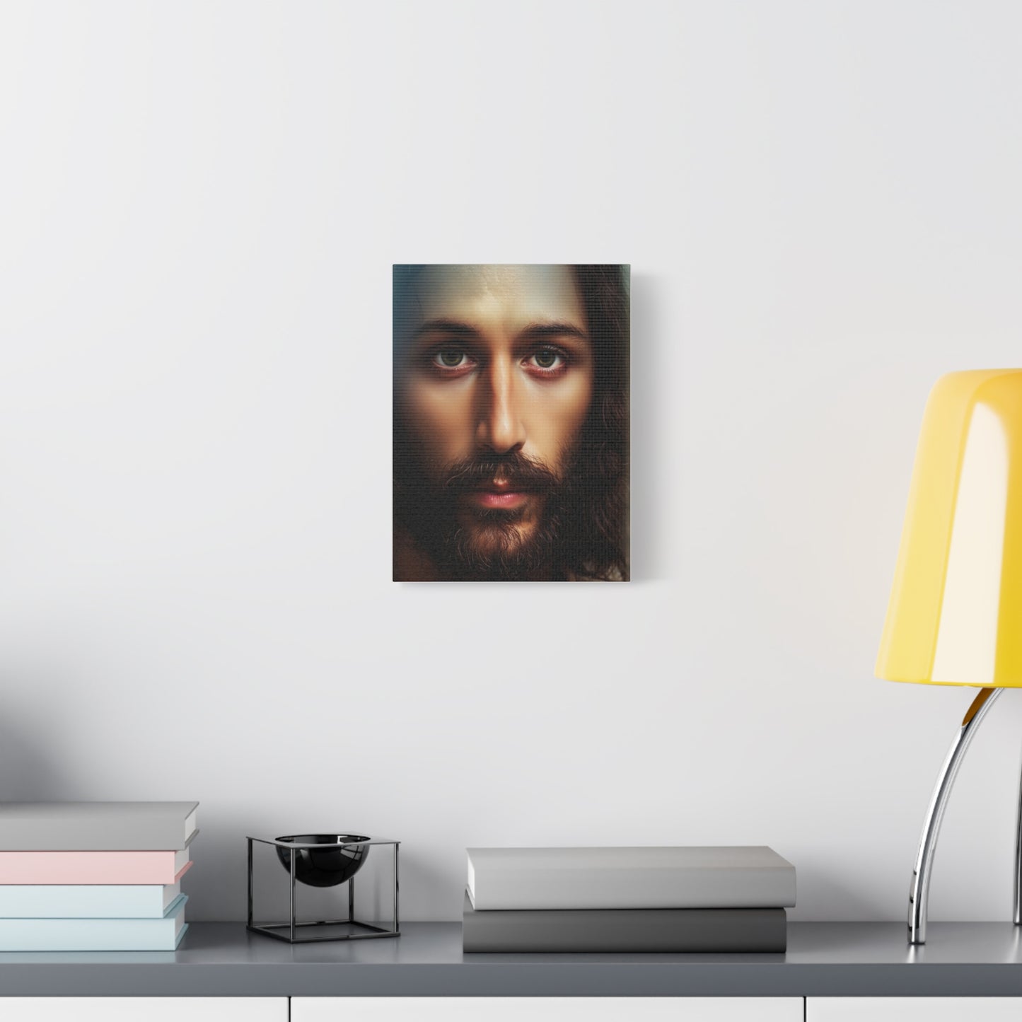 Jesus Christ Holy Face Catholic Canvas Wall Art, Christian Decor