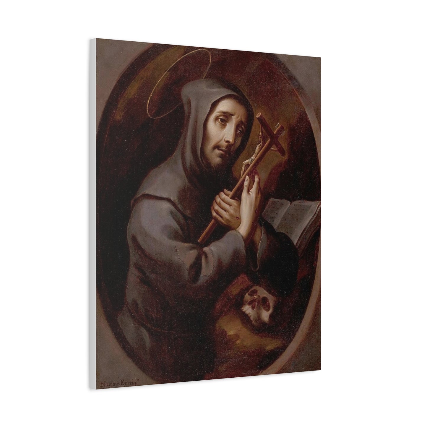 St Francis Catholic HQ Print on Canvas Ready To Hang - Virgin Mary Canvas