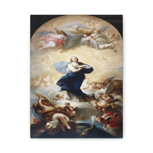Ready To Hang - Mother Mary Immaculate Conception Catholic Canvas Wall Art