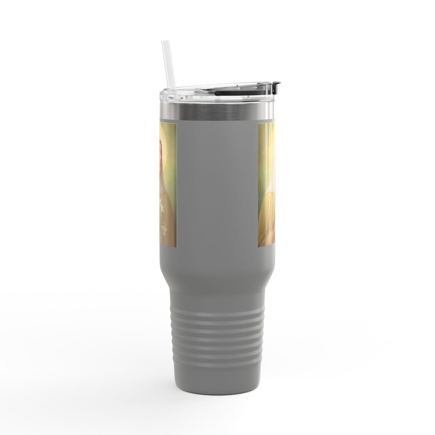 St.Ada Insulated Travel Mug - Perfect for Nature Lovers, Faith, Spiritual Gifts 40oz