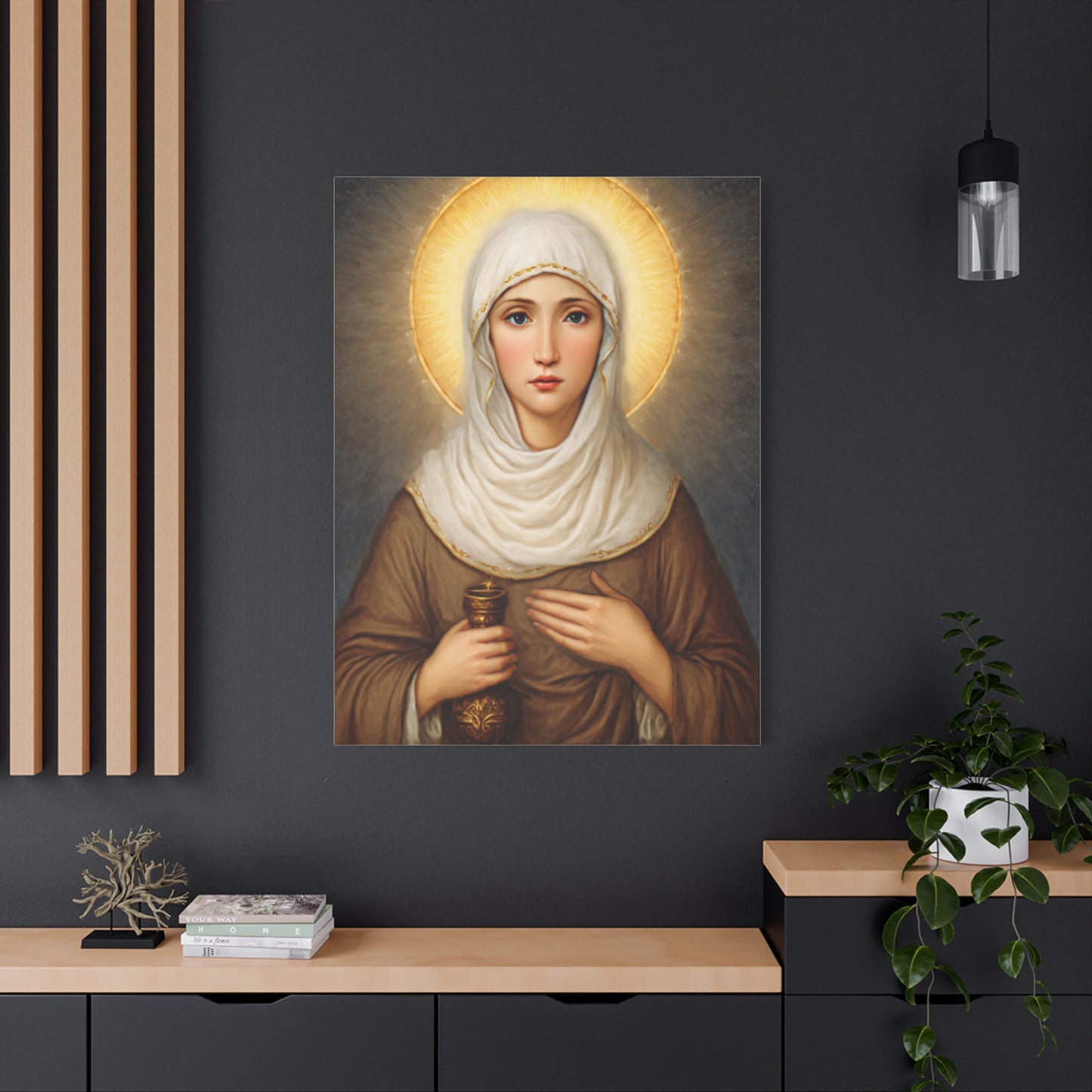 St. Joanna the Myrrhbearer Religious Canvas Wall Art, Christian Decor