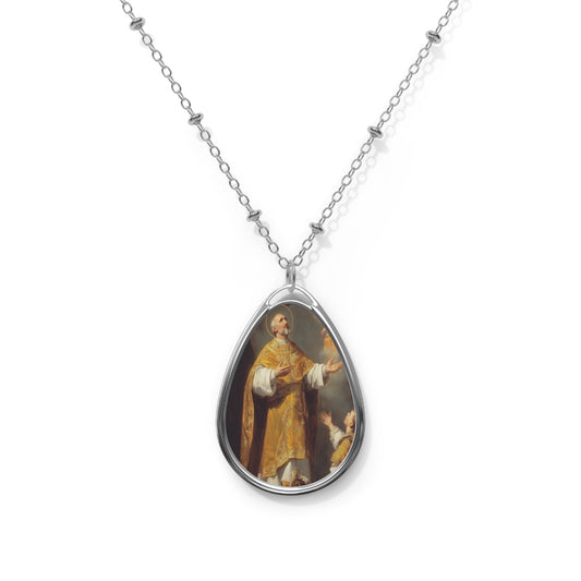 St. ANDREW AVELLINO Catholic Necklace Drop Pendant