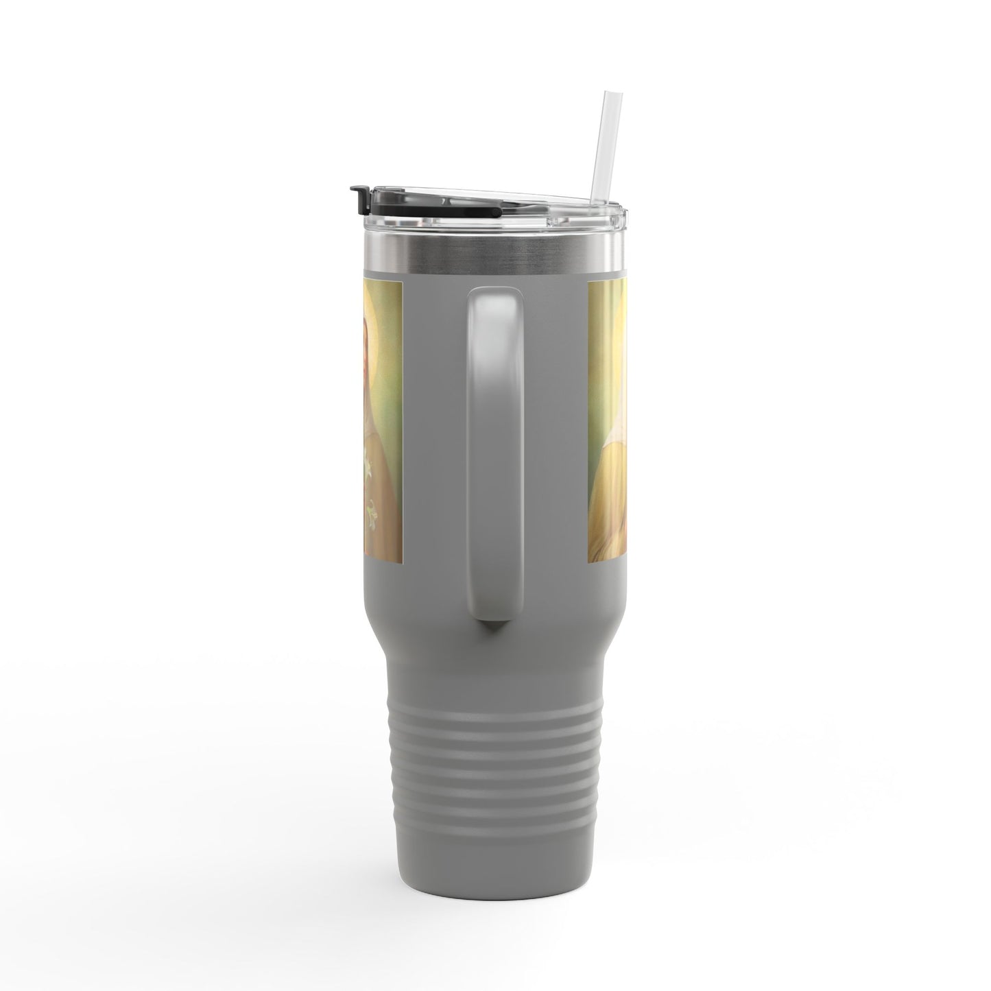 St.Ada Insulated Travel Mug - Perfect for Nature Lovers, Faith, Spiritual Gifts 40oz