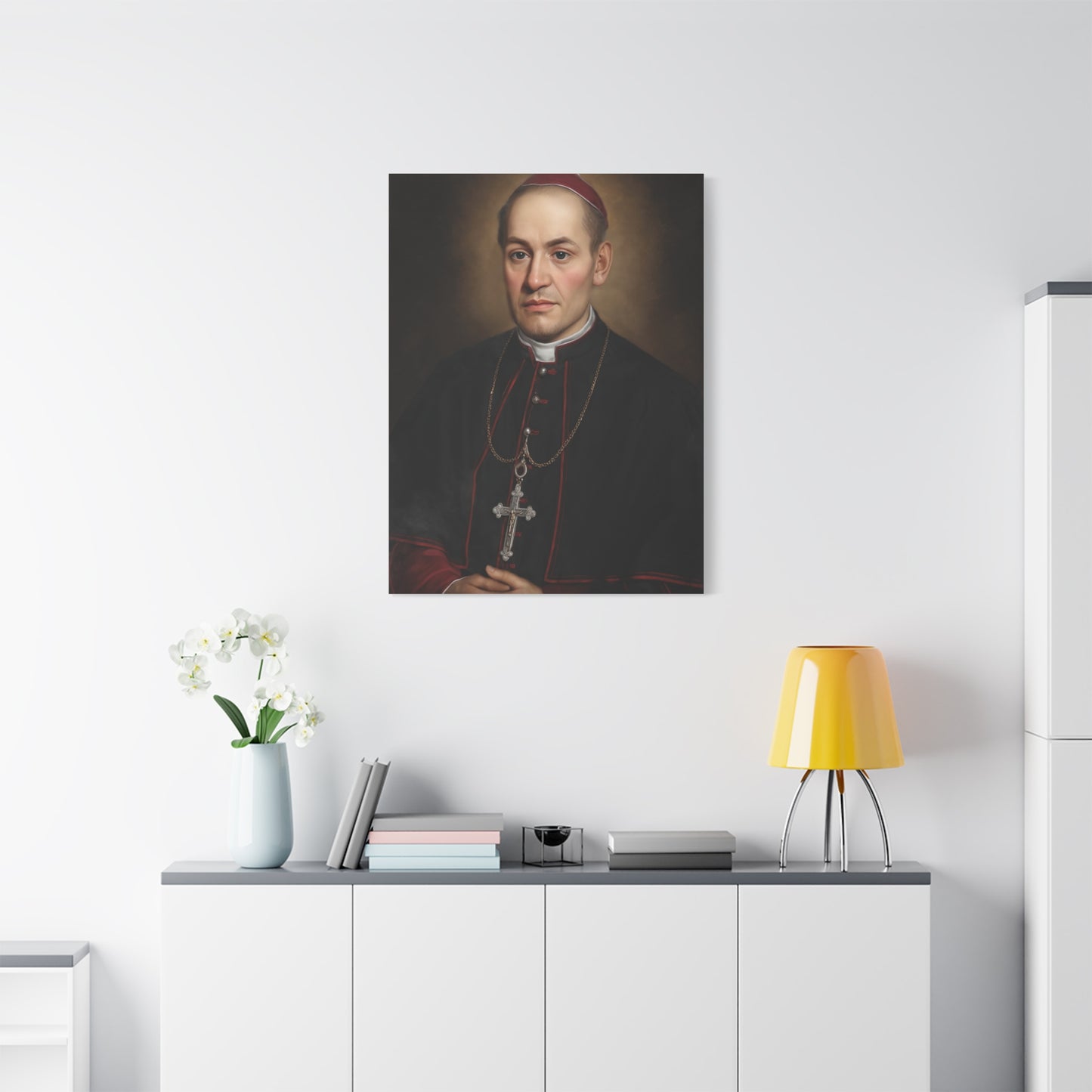 St. Anthony Mary Claret Canvas Print, Catholic Decor Wall, Gift Religious Christian