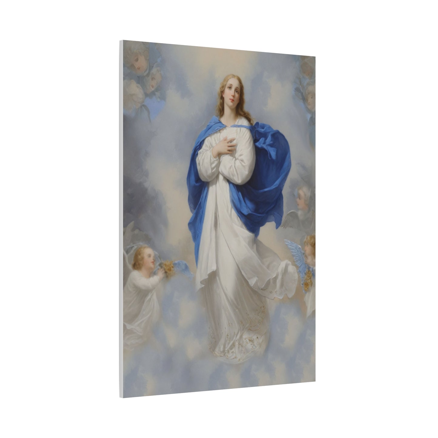 Ready to Hang - Mary Our Lady Assumption Catholic Canvas Wall Art, Christian Decor