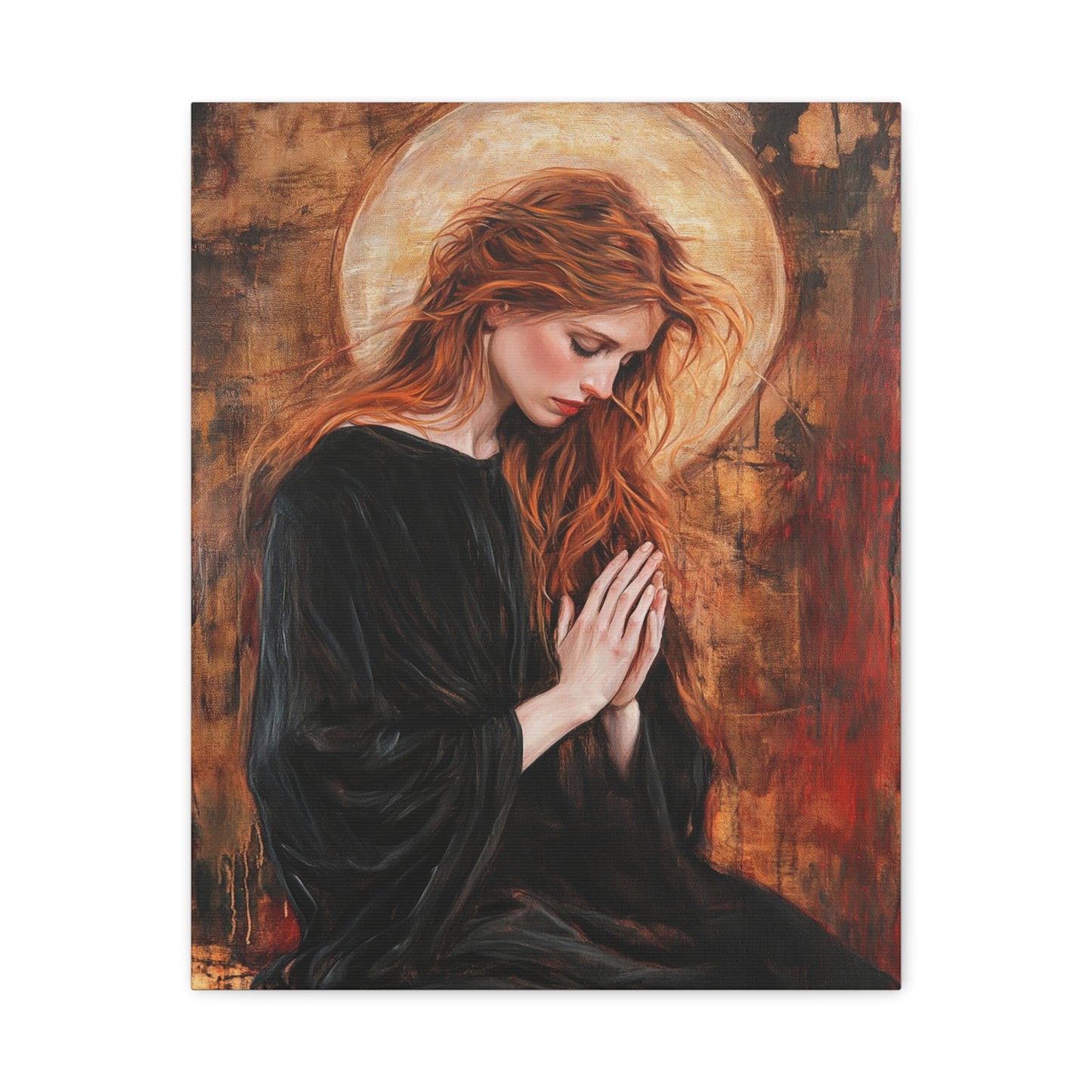 St. Mary Magdalene Catholic Canvas Wall Art, Christian Decor