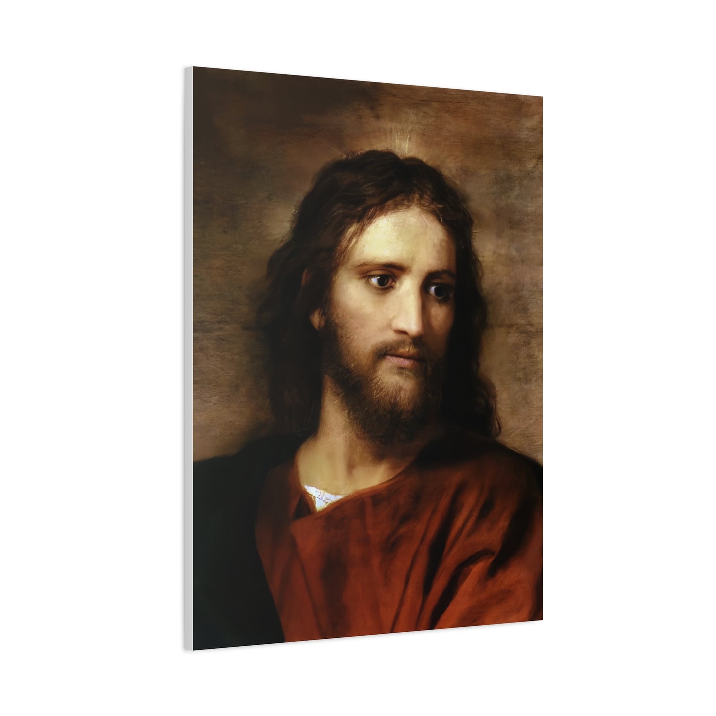 Ready to Hang - Christ at Thirty Three - Hofmann - Catholic Canvas Wall Art, Christian Decor