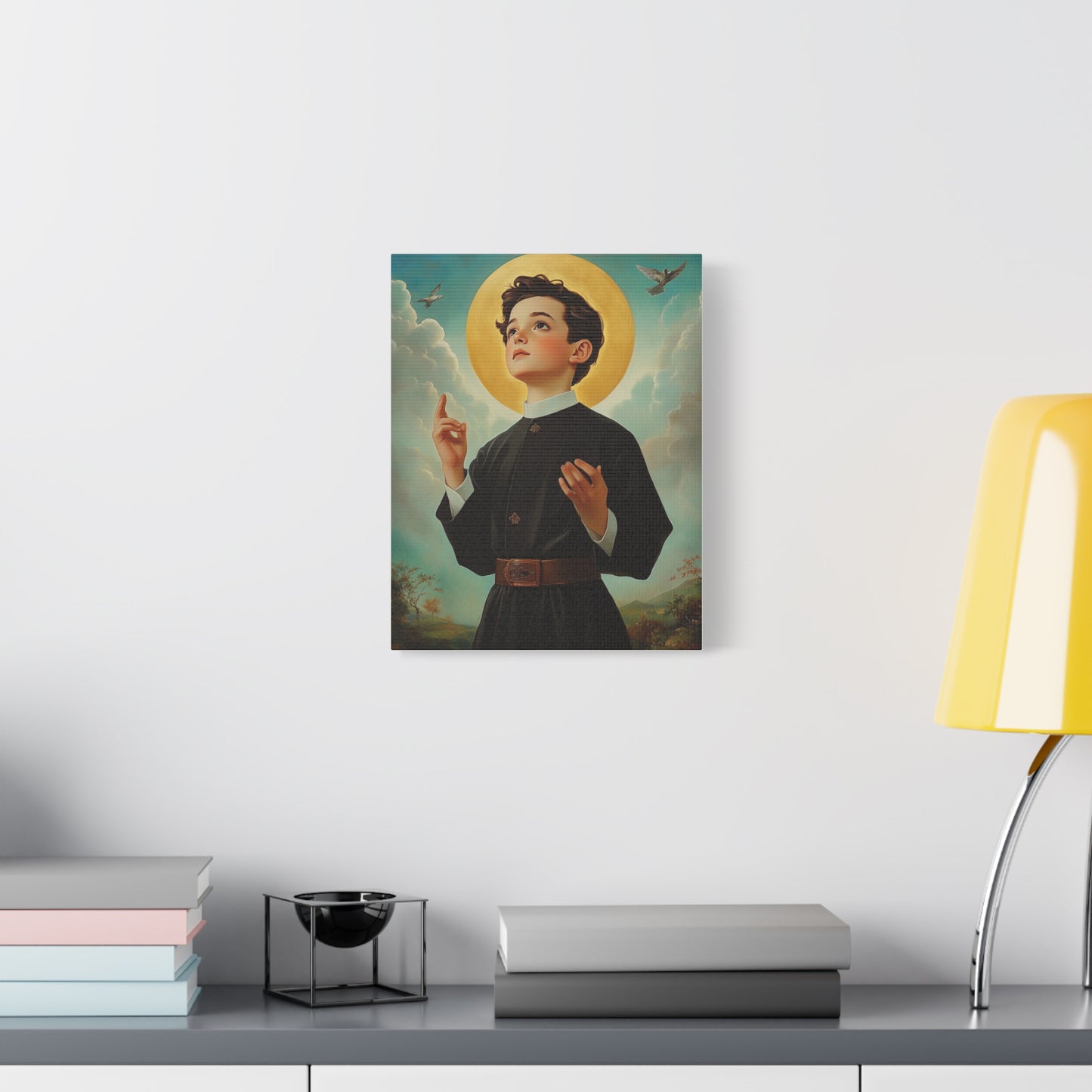 St. Dominic Savio Catholic Canvas Wall Art, Christian Decor