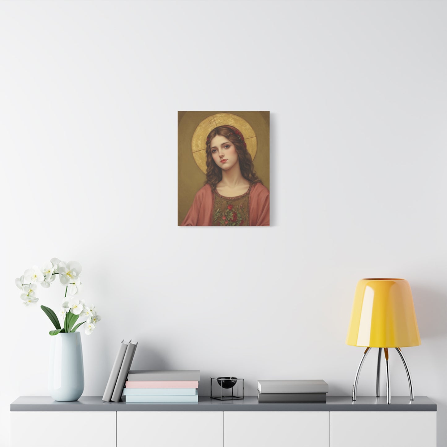 St. Eulalia of Merida Catholic Canvas Wall Art, Christian Decor
