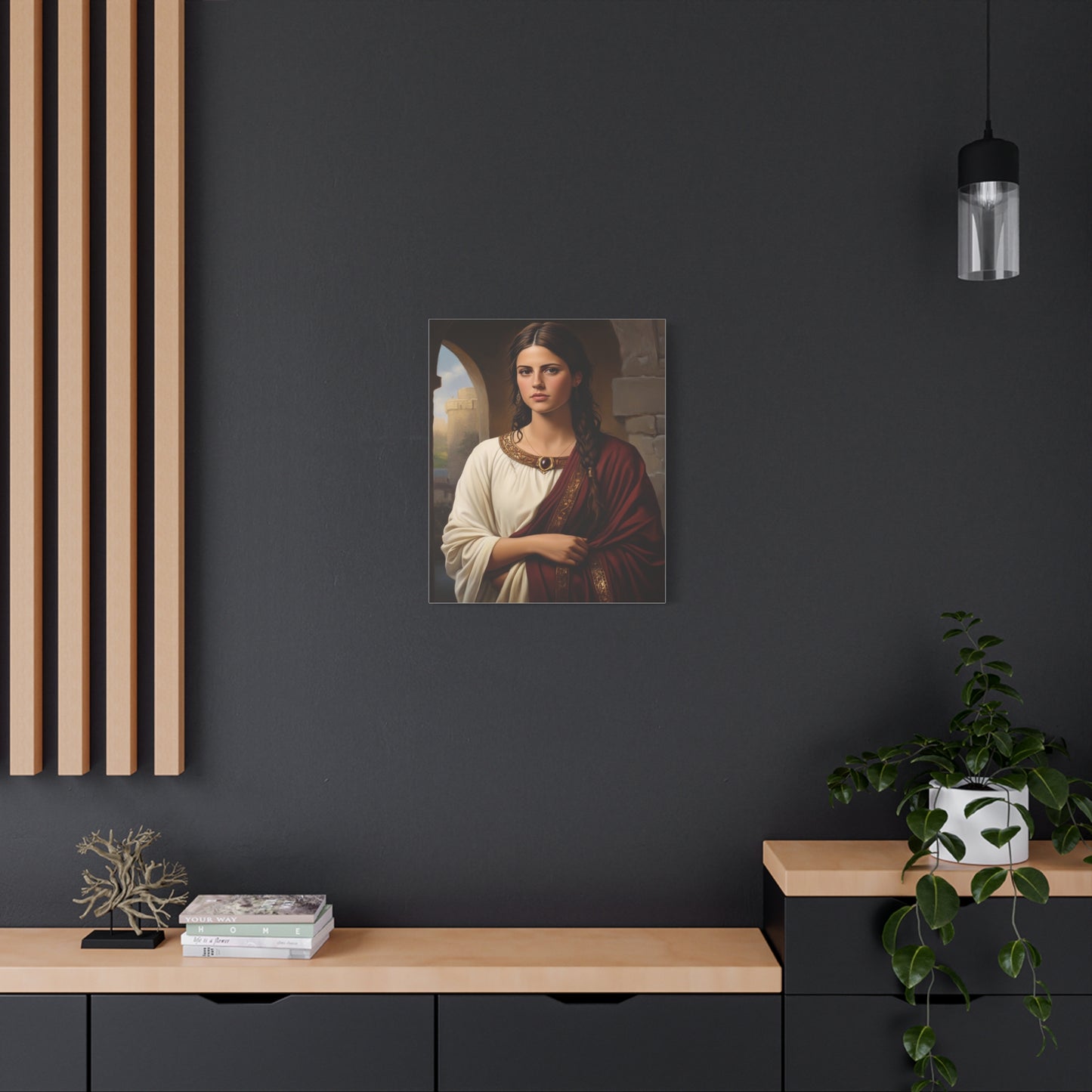 Ready To Hang - St. Quiteria Catholic Canvas Wall Art, Christian Decor