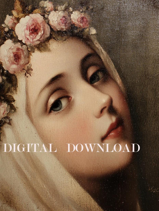 St Rose of Lima Art Digital Image image 0