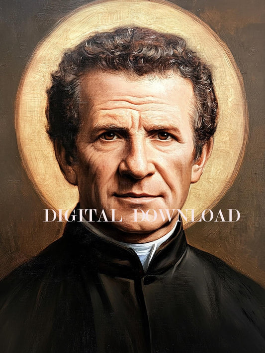 Saint John Bosco Religious Art Digital Image image 0