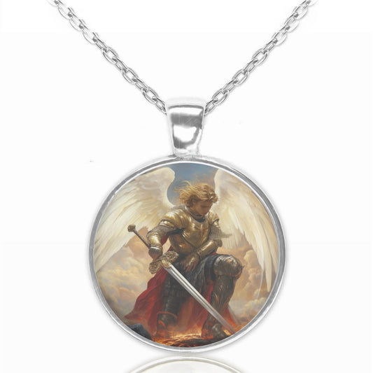 Saint Michael the Archangel Necklace Pendant