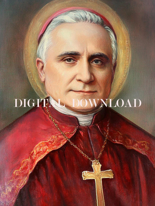 St Jozef Sebastian Pelczar Polish Roman Catholic bishop Religious Art Digital image 0