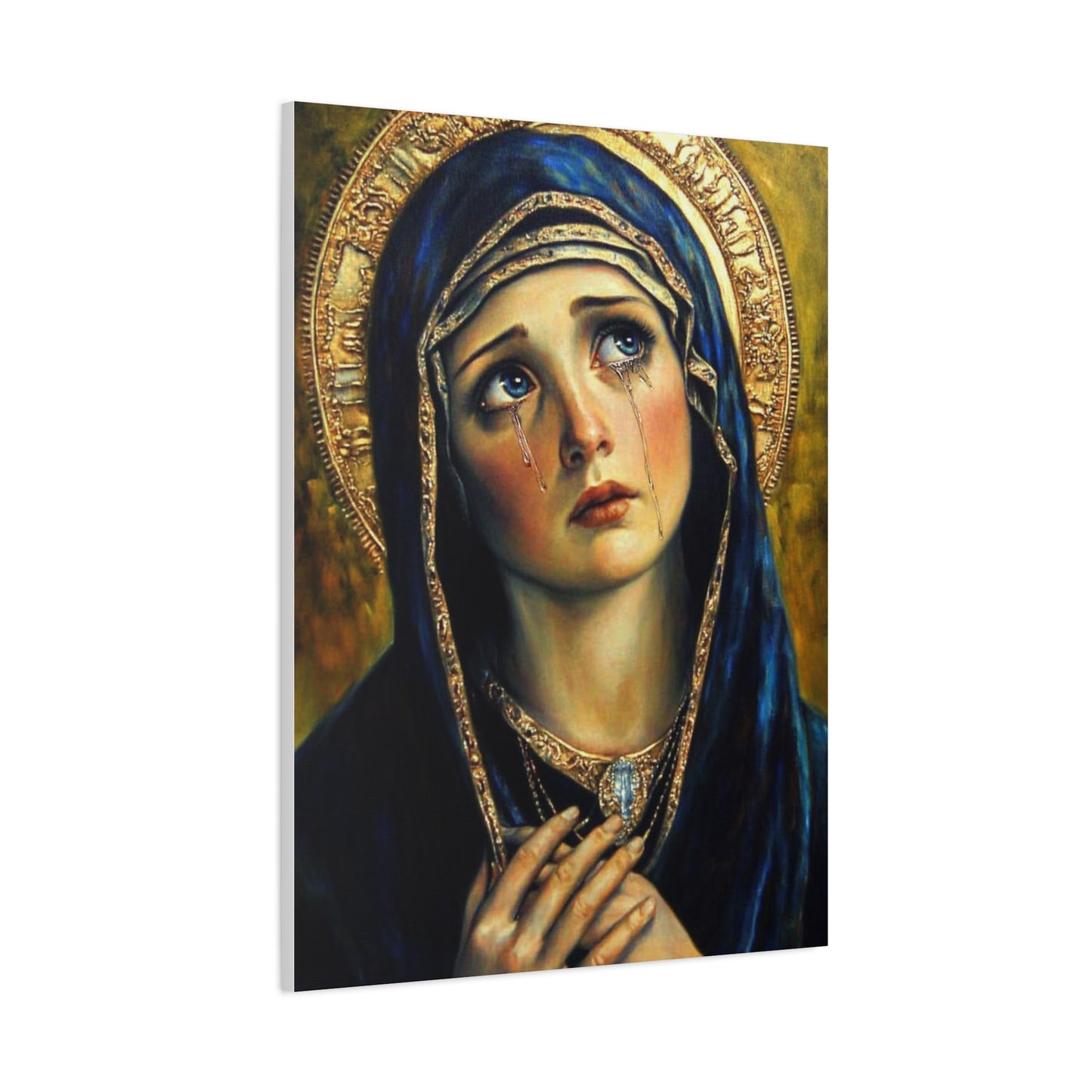 Ready to Hang - Our Lady of Sorrows Catholic Canvas Wall Art, Christian Decor