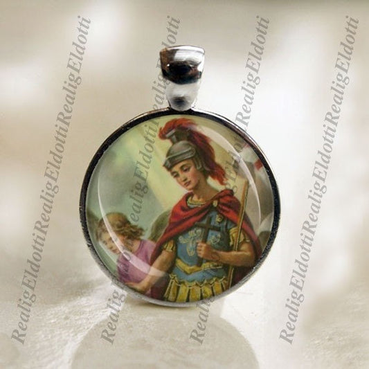 St Florian Religious Christian Catholic Medal Charm Pendant for necklace