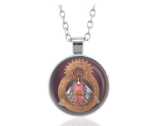 Our Lady of Suyapa Catholic Medal Patron Saint of Honduras Necklace Pendant